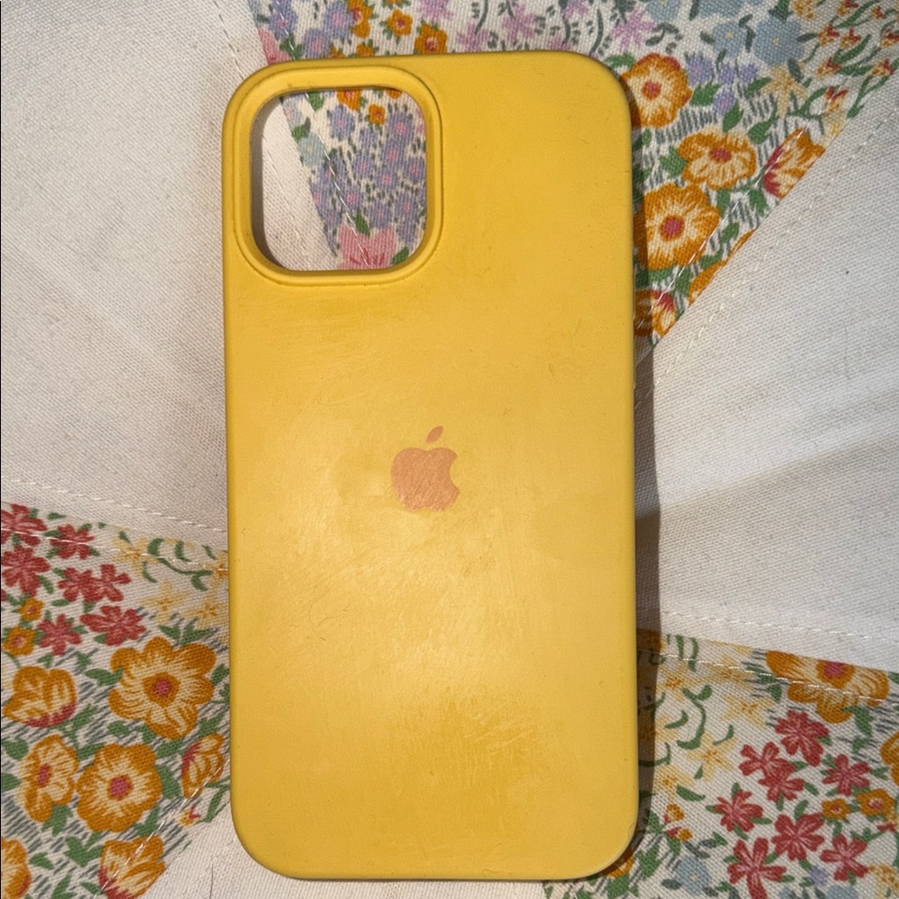 Apple Bright Yellow iPhone Case for iPhone 13 Pro Max